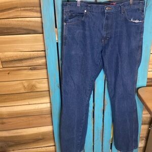 Dickies Flex relaxed straight leg jeans size 38x34 stretchy fabric distressed
